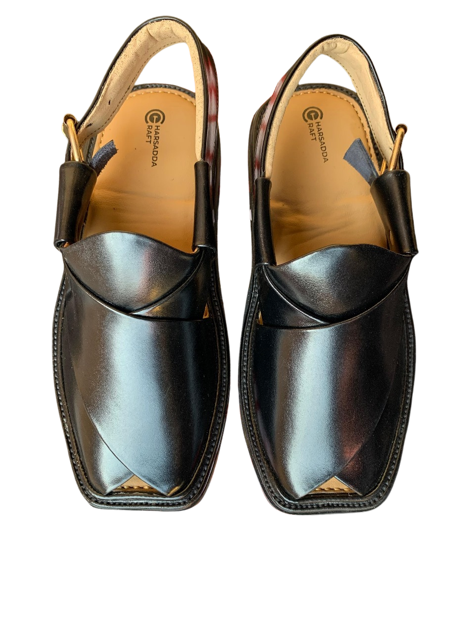 Black smart zalmi peshawari chappal