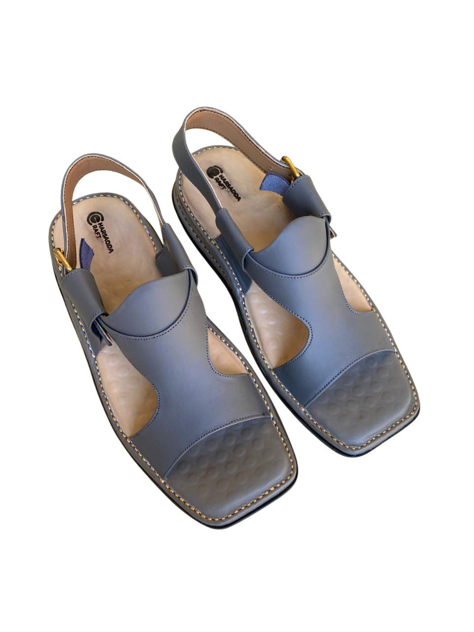 Grey panjedar peshawari chappal