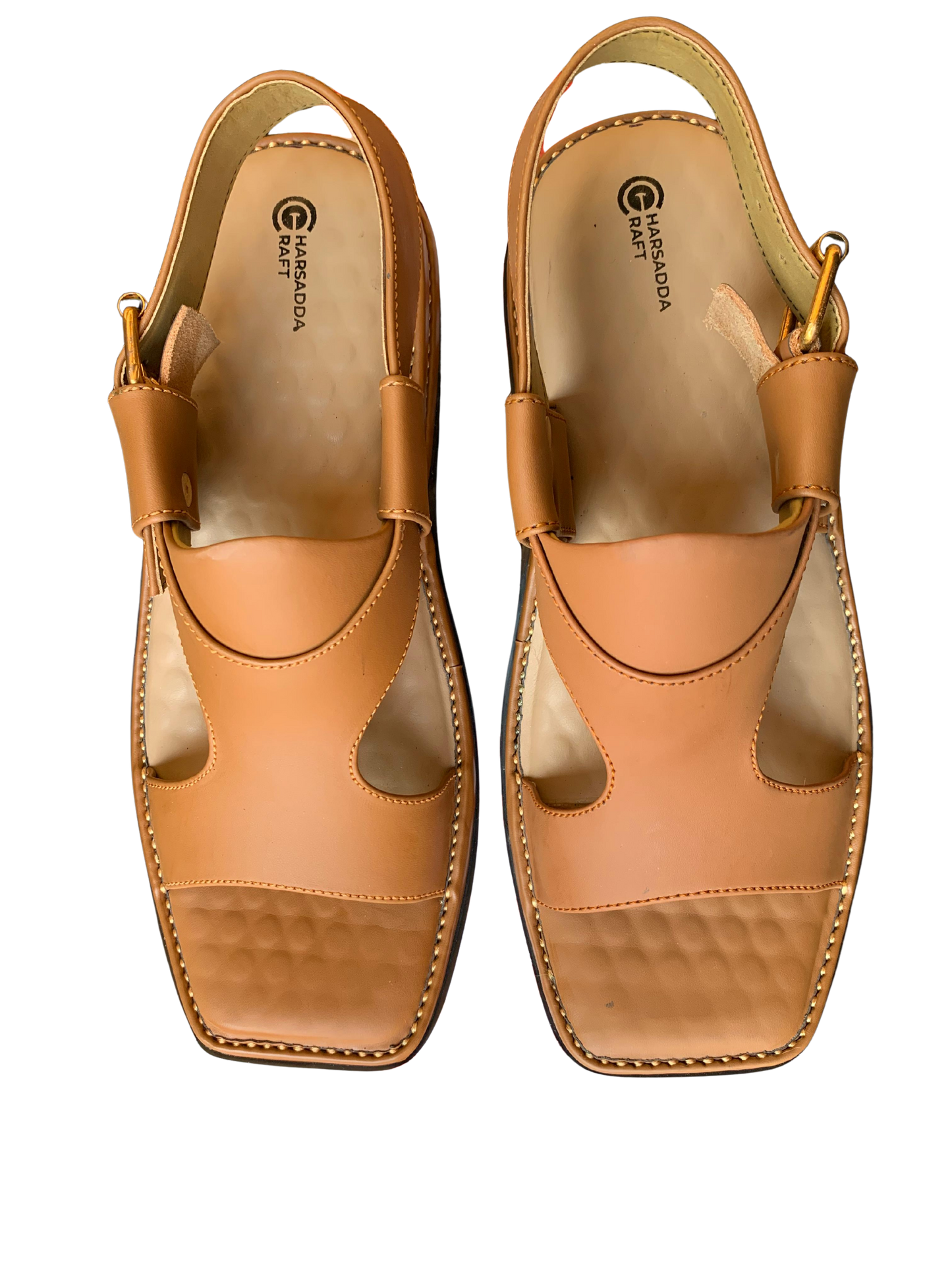 Yellow panjedar peshawari chappal