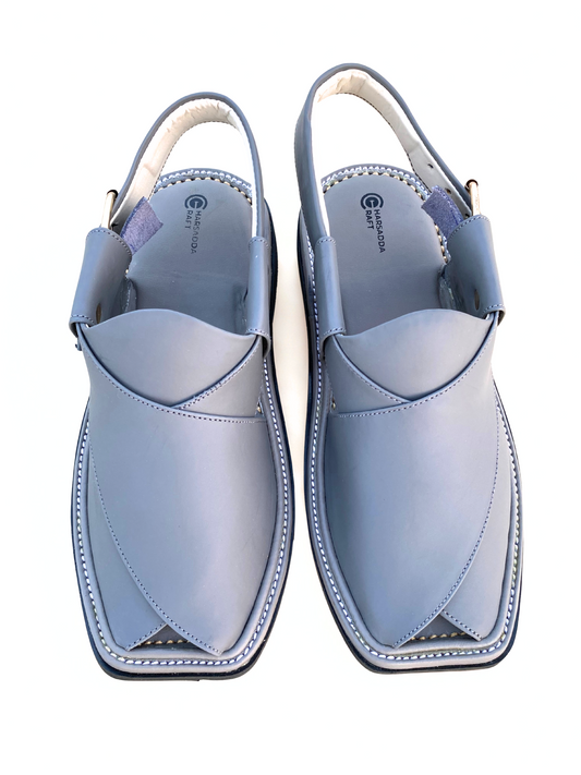 Grey smart zalmi peshawari chappal